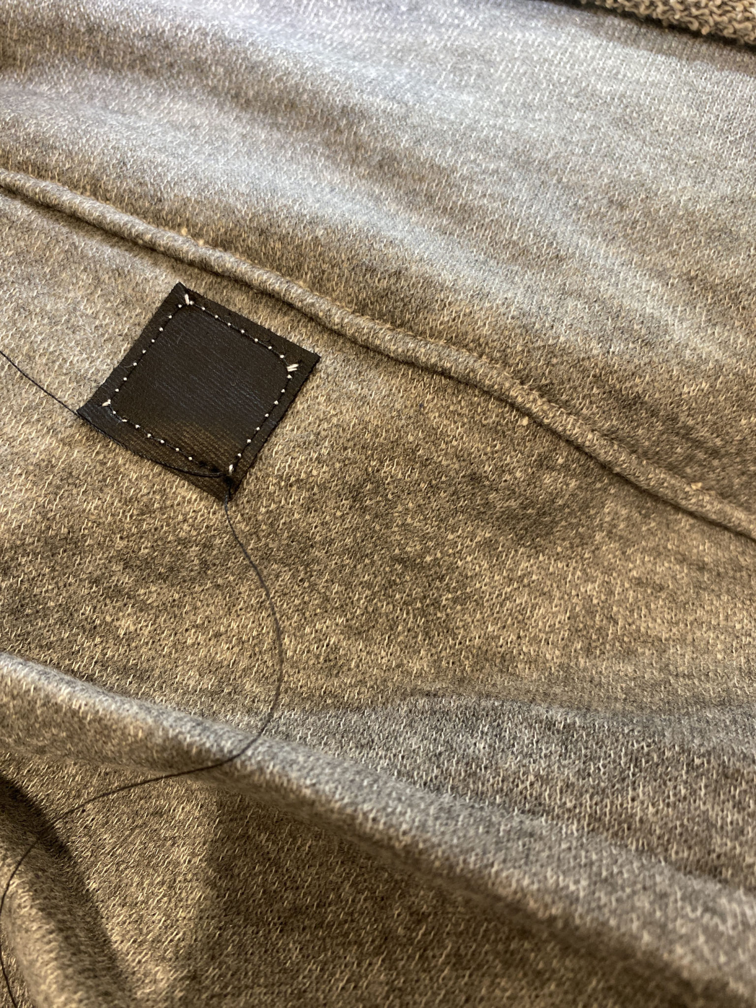 DIY Cowl Neck Sweatshirt using the Alba Pattern - Indoor Shannon
