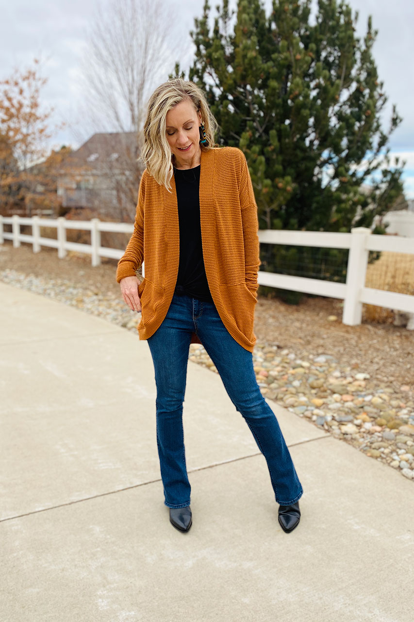 Mustard cocoon cardigan discount